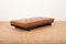 Gray Lacquered Beech and Brown Leather Daybed, 1960s 8
