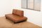 Gray Lacquered Beech and Brown Leather Daybed, 1960s 5