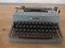 Máquina de escribir italiana vintage de Olivetti, años 60, Imagen 1