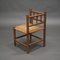 Vintage Turned Oak Corner Side Chair, 1930s 2