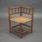 Vintage Turned Oak Corner Side Chair, 1930s, Image 3