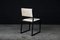 Solid Walnut, Black Steel, Bone Leather & Cow Hide Shaker Modern Chair by Ambrozia, Image 4
