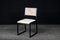 Moderne Shaker Stühle aus massivem Nussholz, schwarzem Stahl, Leder & Rindsleder von Ambrozia, 8er Set 1
