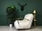 Mid-Century Sheepskin and Bentwood Armchair by Jindřich Halabala 1