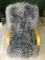 Vintage Art Deco Gray Sheepskin and Bentwood Armchair 3