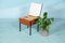 Tabouret de Couture Mid-Century en Teck 6