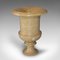 Vintage English Golden Marble Baluster Urn, 1980s, Image 11