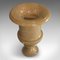 Vintage English Golden Marble Baluster Urn, 1980s 8