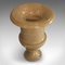 Vintage English Golden Marble Baluster Urn, 1980s, Image 8