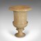 Vintage English Golden Marble Baluster Urn, 1980s, Image 12