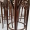 Tabourets de Bar Vintage en Bois Courbé et Rotin par Michael Thonet, 1960s, Set de 6 3