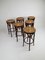Vintage Bentwood and Cane Bar Stools by Michael Thonet, 1960s, Set of 6 2