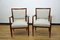 Vintage Italian Walnut Lounge Chairs, 1950s, Set of 2 4