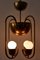 Brass Ceiling Lamp by Hayno Focken for Hayno Focken, 1930s, Image 11