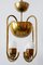 Brass Ceiling Lamp by Hayno Focken for Hayno Focken, 1930s 12