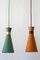 Mid-Century Diabolo Pendant Lamps, 1950s, Set of 2 14