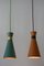 Mid-Century Diabolo Pendant Lamps, 1950s, Set of 2 15