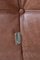 Vintage Brown Leather Sofas by Michel Ducaroy for Ligne Roset, 1970s, Set of 3 14
