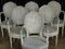 Antique Belgian Armchairs from Massant, Set of 6 5