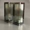 Italian Stainless Steel and Reeded Glass Sconce, 1990s 6