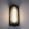 Italian Stainless Steel and Reeded Glass Sconce, 1990s 8