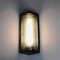 Italian Stainless Steel and Reeded Glass Sconce, 1990s, Image 8