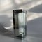 Italian Stainless Steel and Reeded Glass Sconce, 1990s 7