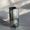 Italian Stainless Steel and Reeded Glass Sconce, 1990s, Image 7