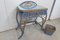 Vintage Blue and Gold Rattan Dressing Table, 1970s, Image 6
