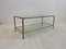 French Nickel and Brass Coffee Table, 1970s, Image 6