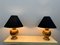 Gold Leaf Table Lamps, 1980s, Set of 2, Image 6