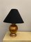 Gold Leaf Table Lamps, 1980s, Set of 2 5