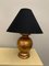 Gold Leaf Table Lamps, 1980s, Set of 2 1