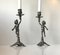 Candleholders with Cherubs, 1950s, Set of 2 1