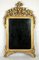 Specchio antico al mercurio in legno dorato, Immagine 1