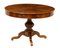Antique Walnut and Mahogany Round Dining Table, 1800s 1