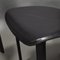 Italian Black Leather Model Elena B Dining Chairs from Quia, 1970s, Set of 2 9