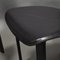 Italian Black Leather Model Elena B Dining Chairs from Quia, 1970s, Set of 2, Image 9