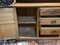 Vintage English Blond Oak Buffet, Image 15