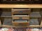 Vintage English Blond Oak Buffet 16