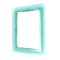 Specchio rettangolare in vetro blu, anni '60, Immagine 3
