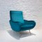 Blauer italienischer Mid-Century Sessel, 1950er 2