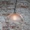 Mid-Century Industrial Glass Ceiling Lamp from Holophane 5