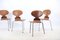 Chaises Ant Mid-Century par Arne Jacobsen pour Fritz Hansen, Set de 4 3