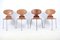 Chaises Ant Mid-Century par Arne Jacobsen pour Fritz Hansen, Set de 4 8