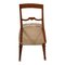 Italian Blond Walnut Dining Chairs, 1940s, Set of 6, Image 8