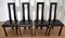 Italian Model Regia Dining Chairs by Antonello Mosca for Ycami, 1980s, Set of 4 2