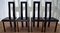 Italian Model Regia Dining Chairs by Antonello Mosca for Ycami, 1980s, Set of 4, Image 3