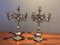 Antique Bronze Candleholders, Set of 2 2