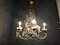 Crystal & Murano Glass Chandelier, 1950s, Image 2